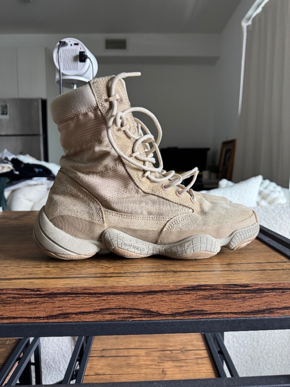 Yeezy 500 High Boot Sand Adidas AdiPRENE sole